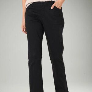lee Relx Fit Straight Leg Pant:Black